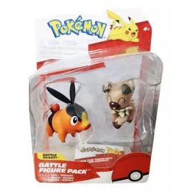 Pokemon Battle figure Pack Tepig y Rockruff